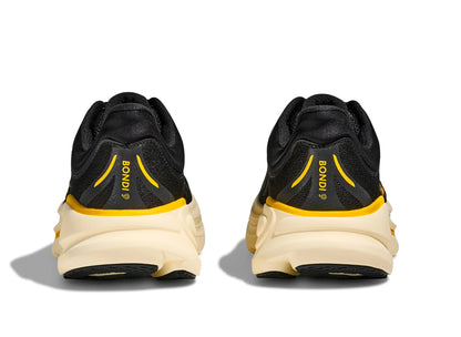 Hoka Bondi 9 'Carbon Black / Yellow Gold'