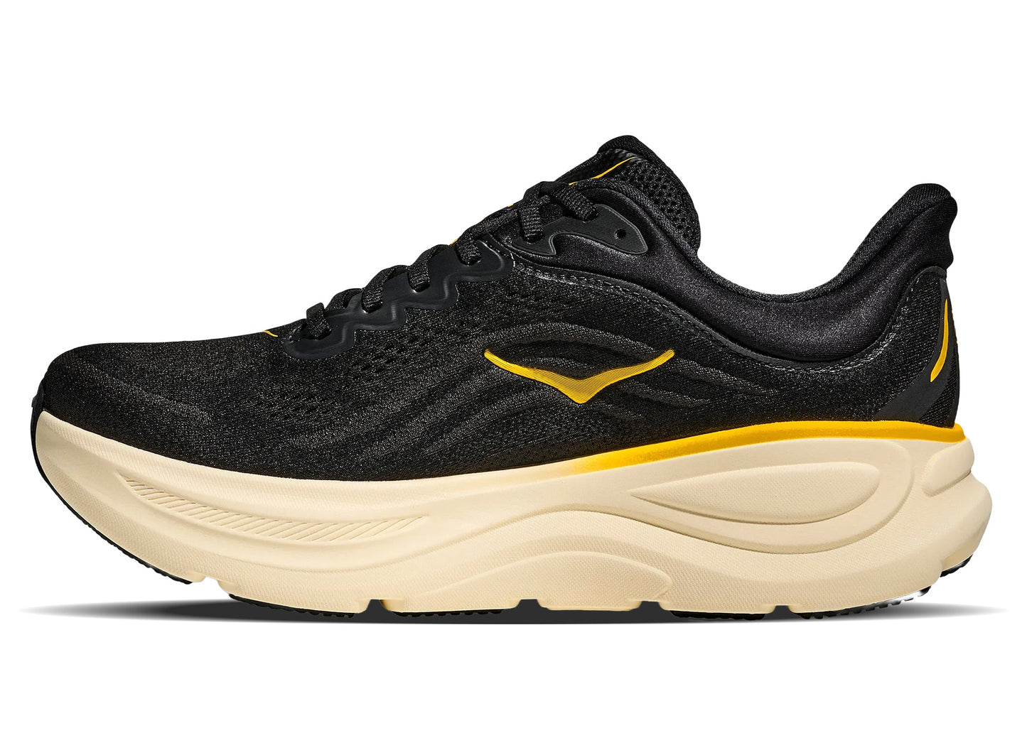 Hoka Bondi 9 'Carbon Black / Yellow Gold'