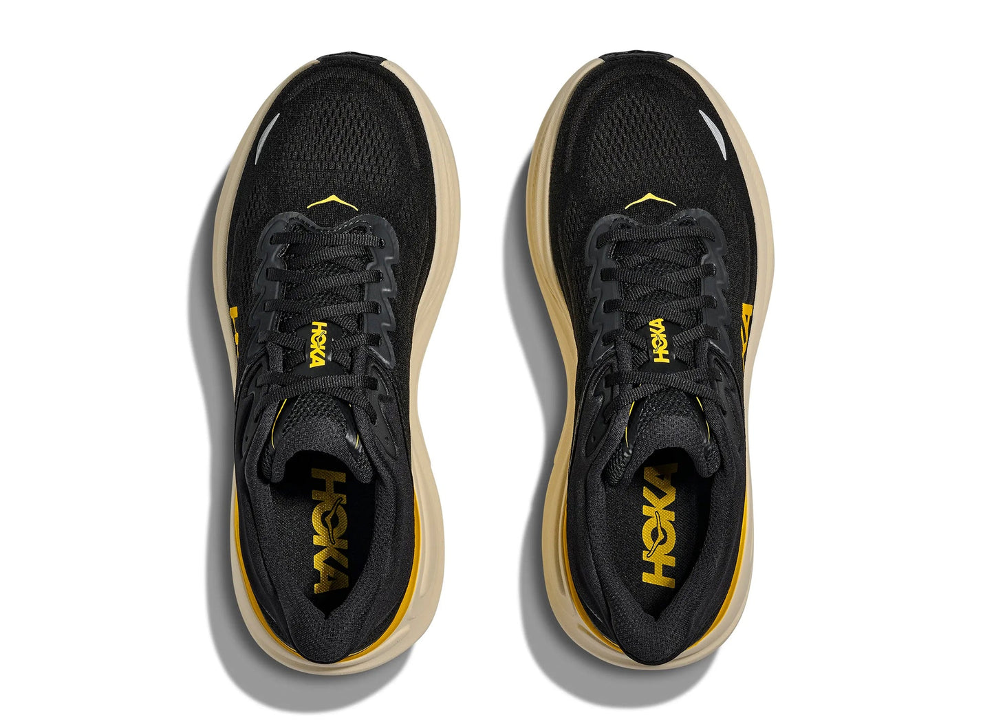 Hoka Bondi 9 'Carbon Black / Yellow Gold'
