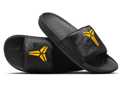 Nike Kobe Offcourt Slide in Black / University Gold