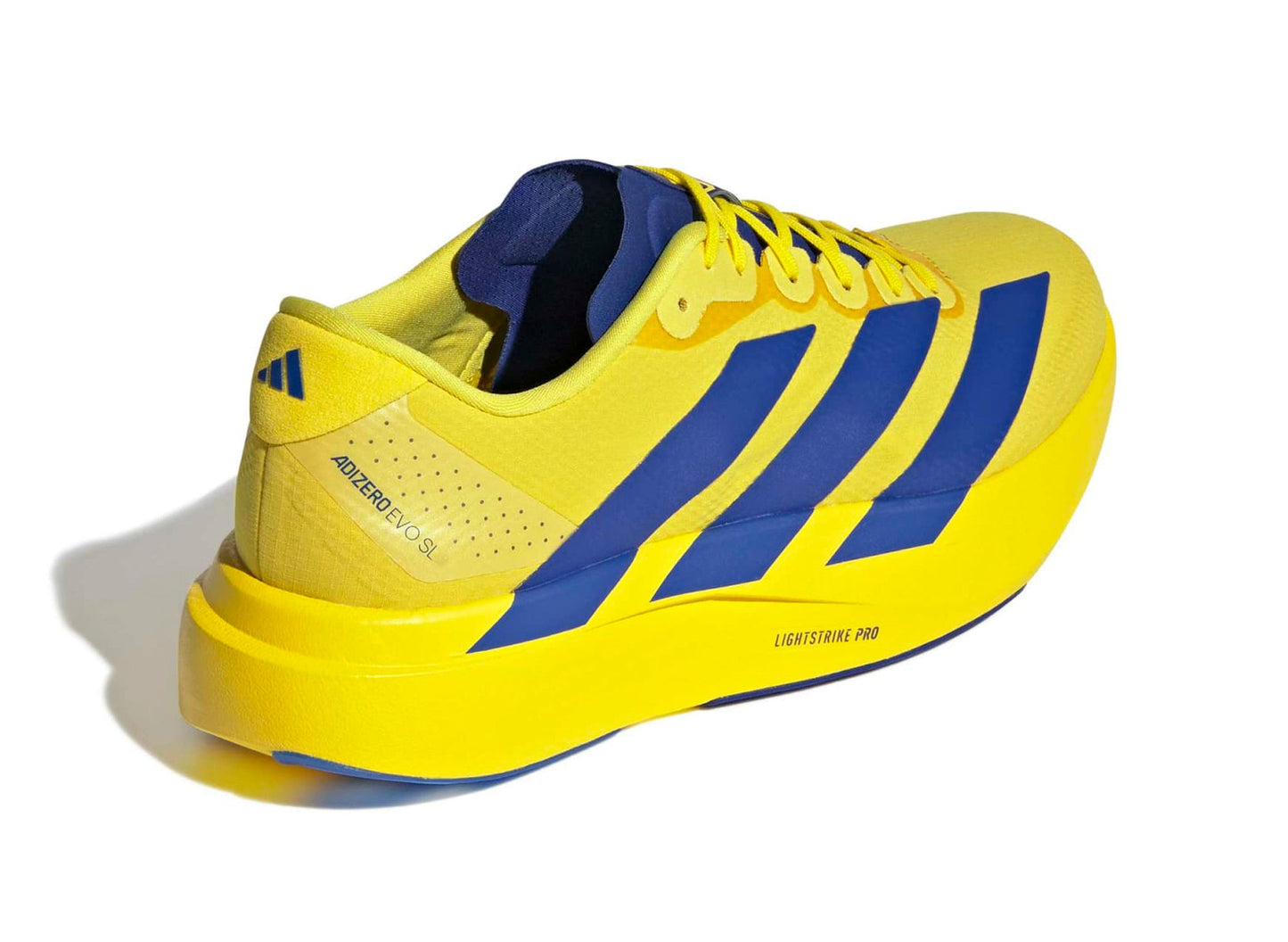 Adidas Adizero EVO SL Woven in Yellow / Team Royal Blue