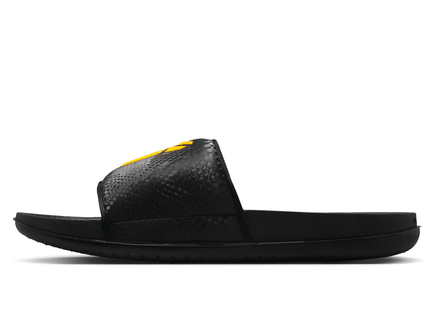 Nike Kobe Offcourt Slide in Black / University Gold