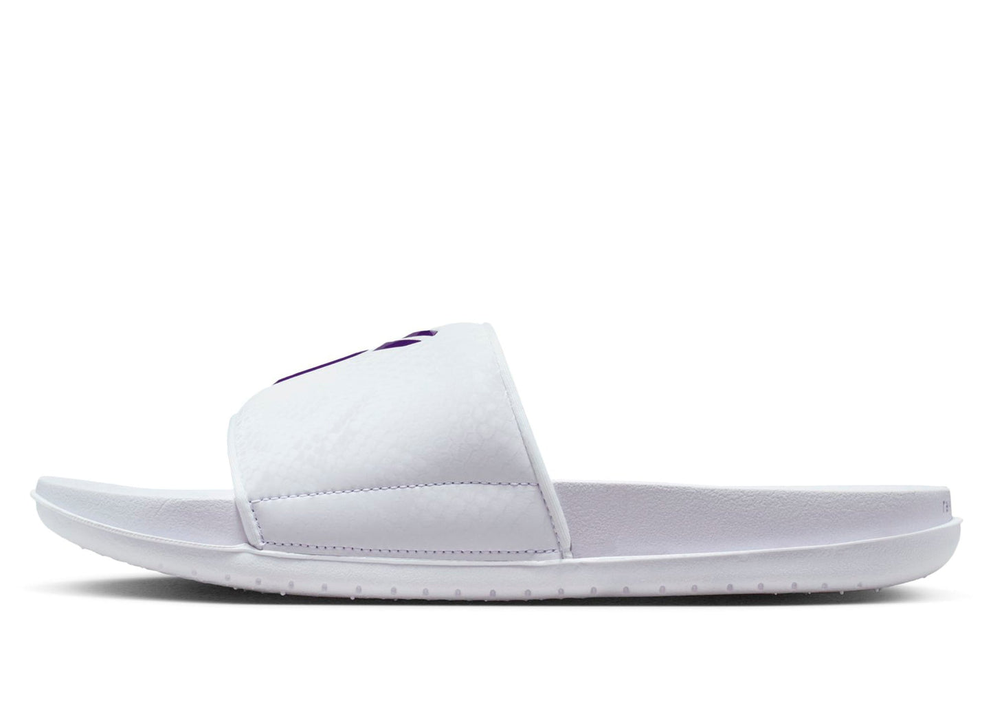 Nike Kobe Offcourt Slide in White / Court Purple