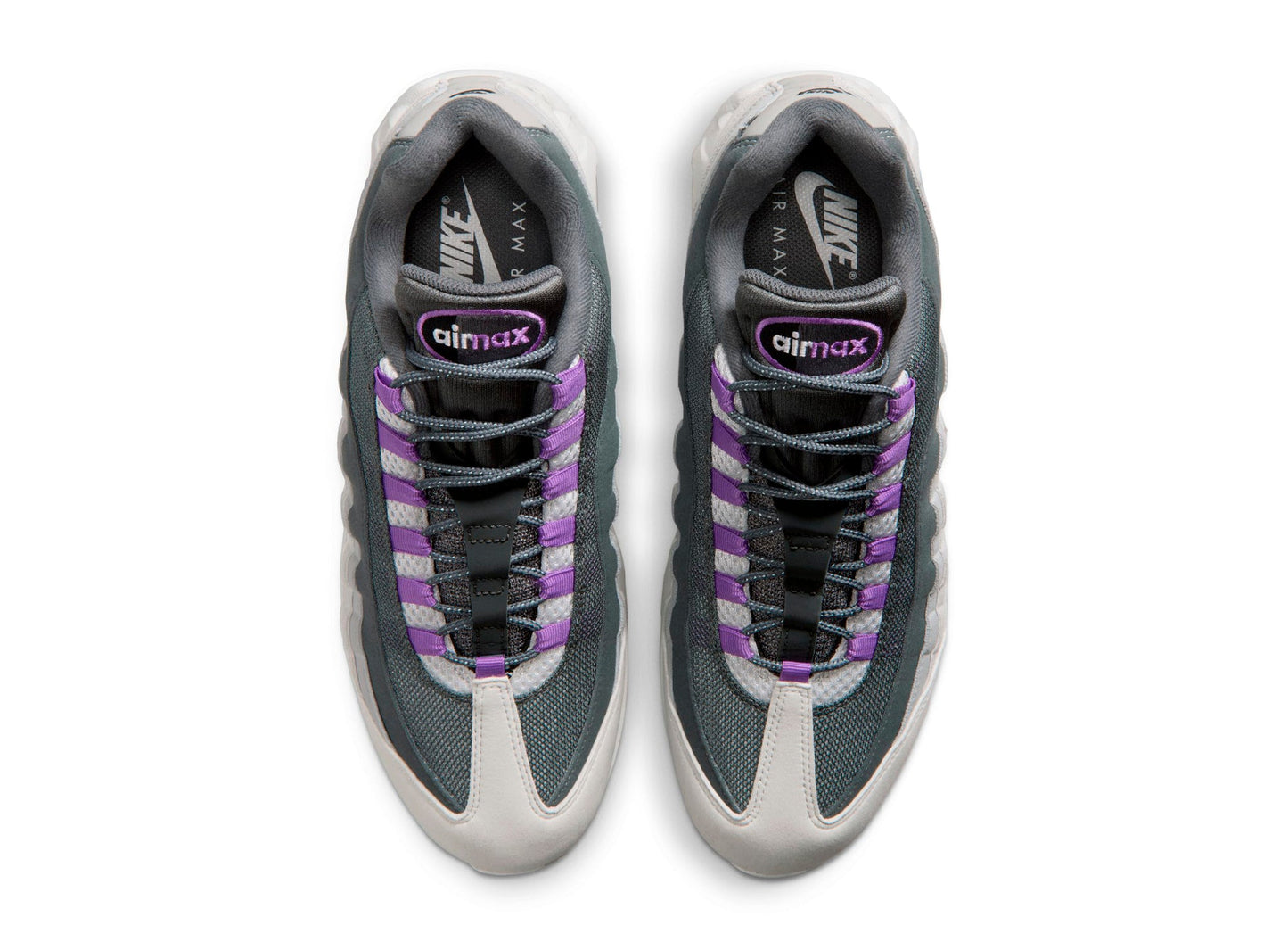 Nike Air Max 95 Big Bubble OG in "Photon Dust / Bright Violet"