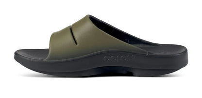 Oofos | OOahh Sport Slide | Unisex | Tactical Green