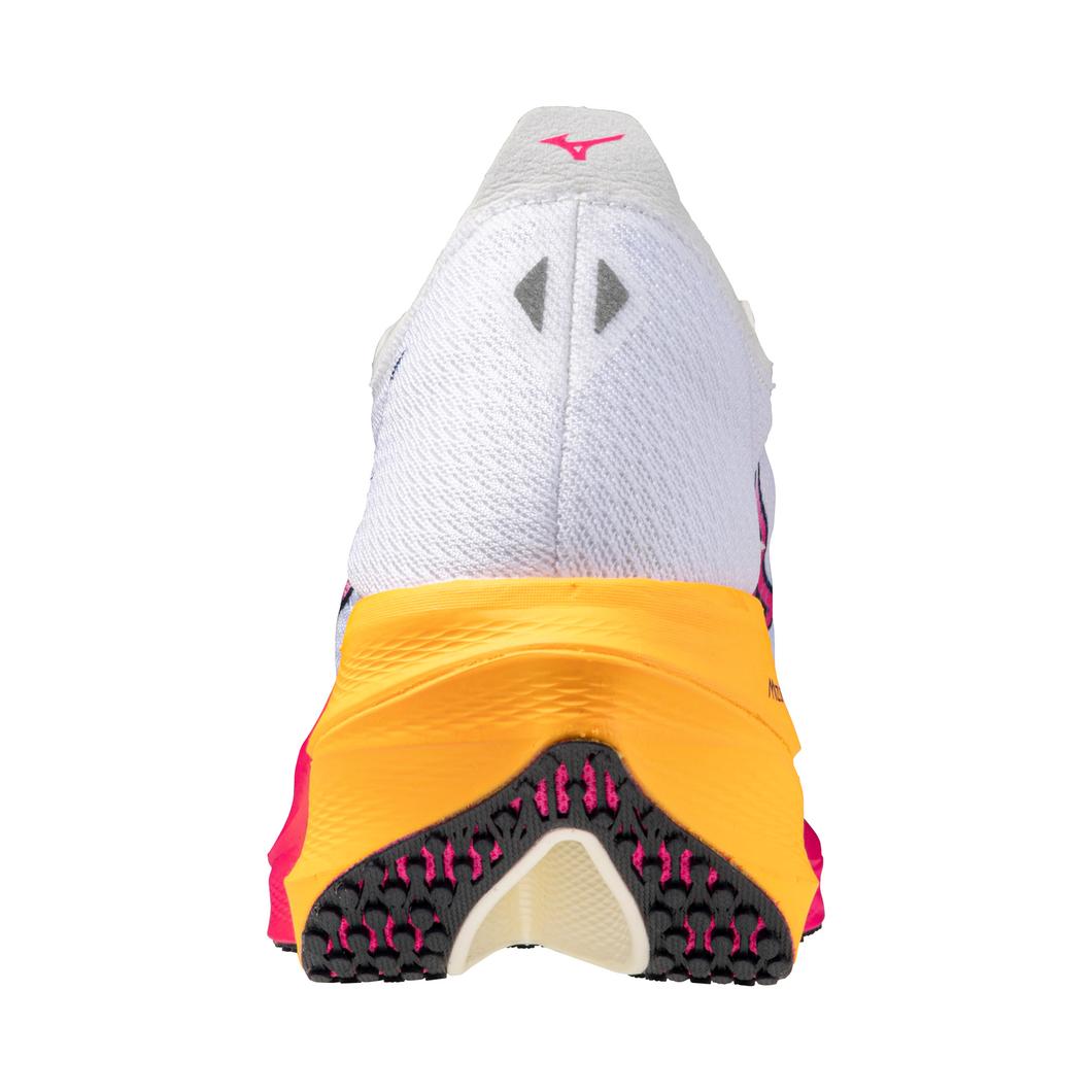 Mizuno | Wave Rebellion Pro 3 | Unisex | White/Tang Orange