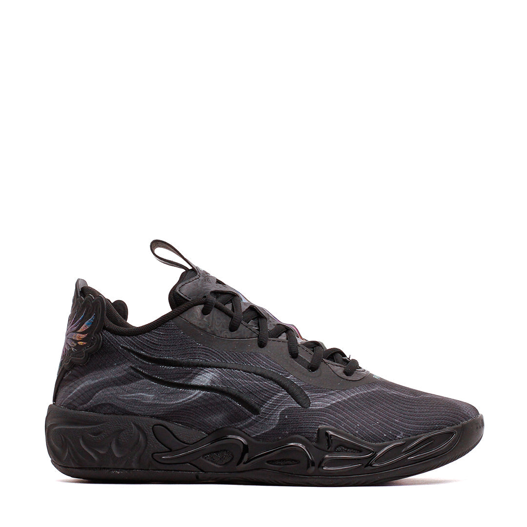 Puma Basketball Men LaMelo Ball MB.04 Lo Team Black Dark Amethyst 312174-01
