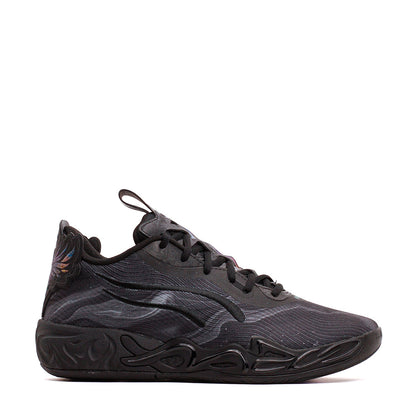 Puma Basketball Men LaMelo Ball MB.04 Lo Team Black Dark Amethyst 312174-01