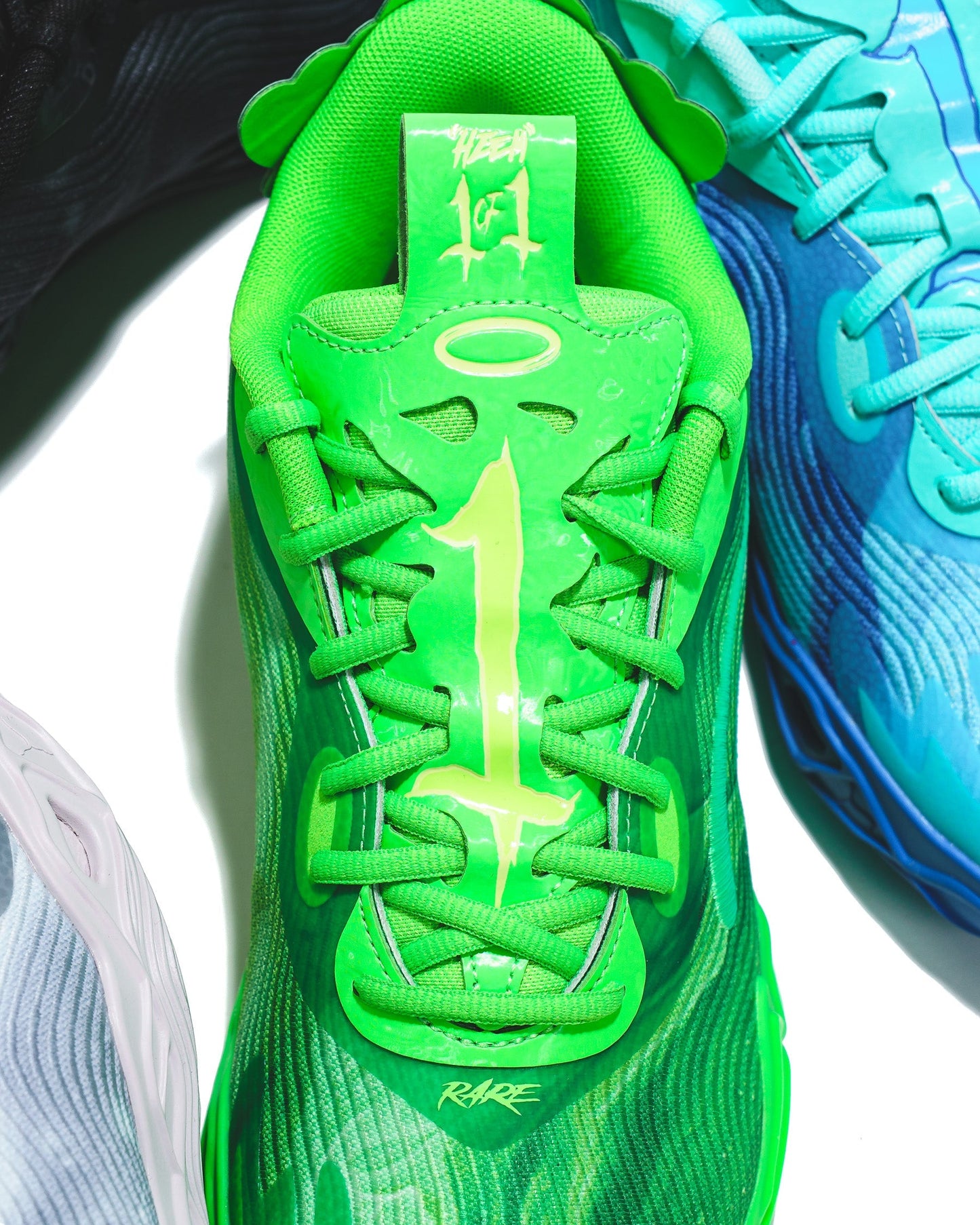 Puma Basketball Men LaMelo Ball MB.04 Lo Team Green Glare 312174-04