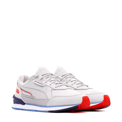 Puma Men BMW MMS Low Racer Gray Violet Marina White Core 306805-02