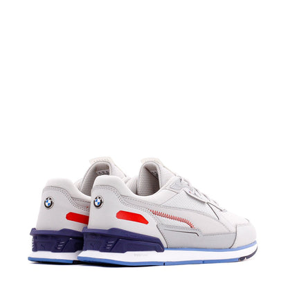 Puma Men BMW MMS Low Racer Gray Violet Marina White Core 306805-02