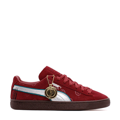 Puma Men Suede 2 x One Piece Red Silver 396521-01