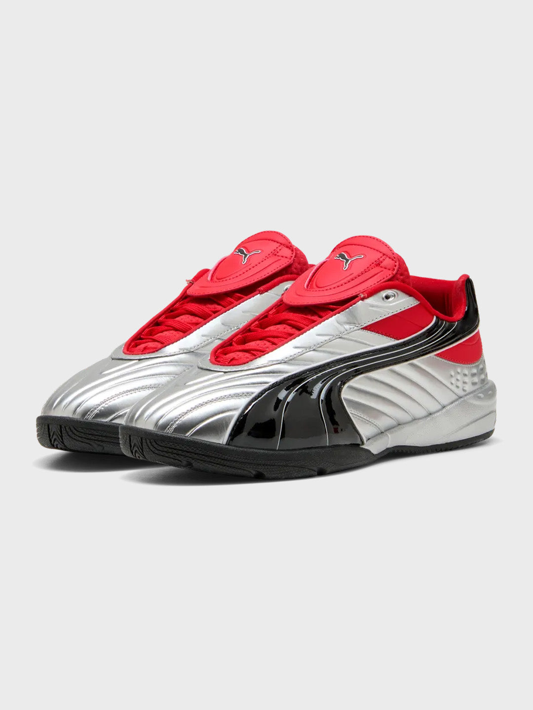Puma V-S2 Goalgetter Sneakers | Silver/Red