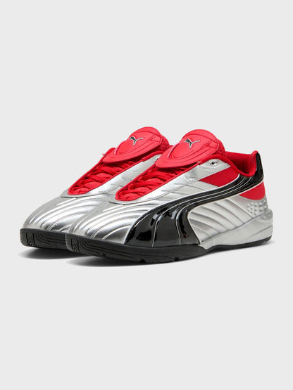 Puma V-S2 Goalgetter Sneakers | Silver/Red