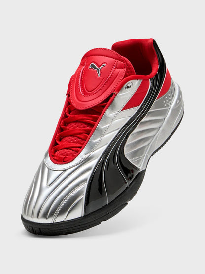 Puma V-S2 Goalgetter Sneakers | Silver/Red
