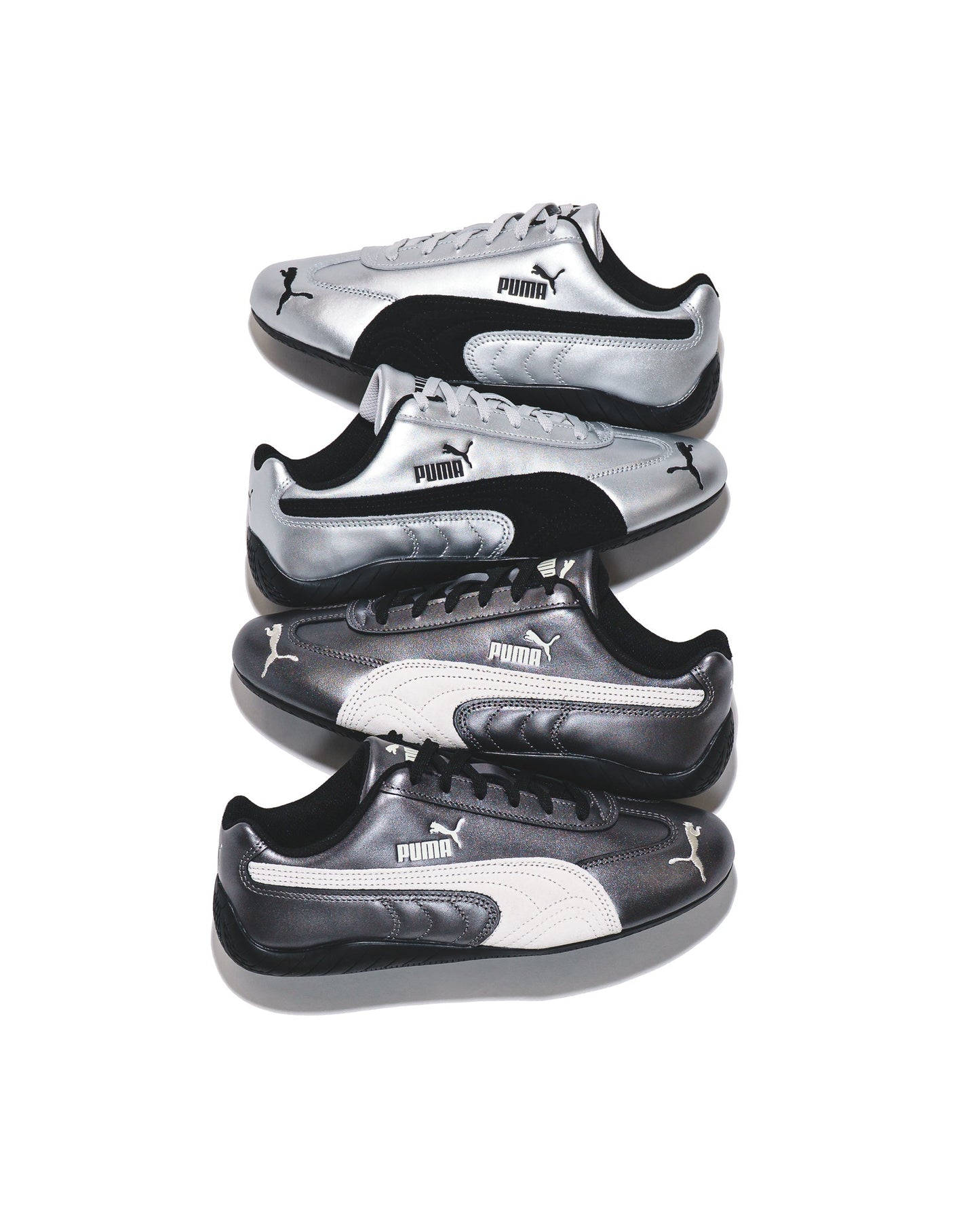 Puma Women Speedcat Metallic Black Warm White 405357-02