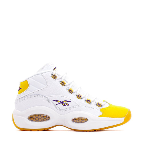 Reebok Classics Basketball Men Question Mid Allen Iverson Yellow Toe Core FX4278