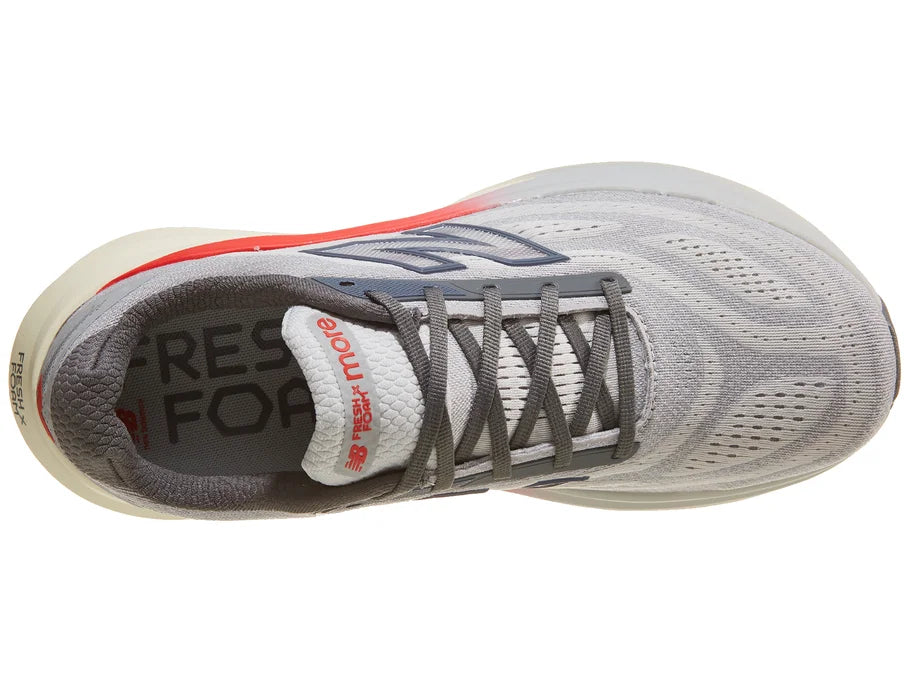 New Balance | Fresh Foam X More v6 | Men's | Grey Matter/True Red/Castlerock