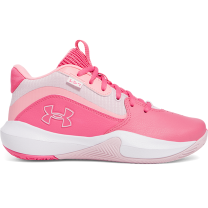 Big Kids' Under Armour Lockdown 7 Basketball Shoes "Pink"