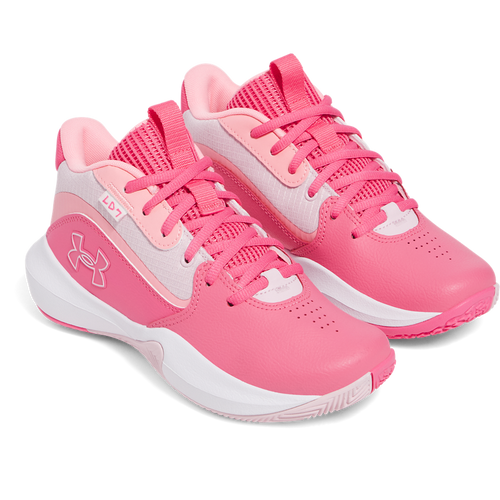 Big Kids' Under Armour Lockdown 7 Basketball Shoes "Pink"