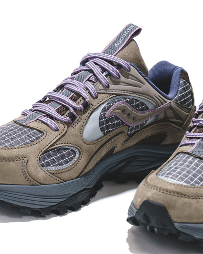 Saucony Men Grid Aura X Dark Grey Mud S70924-1