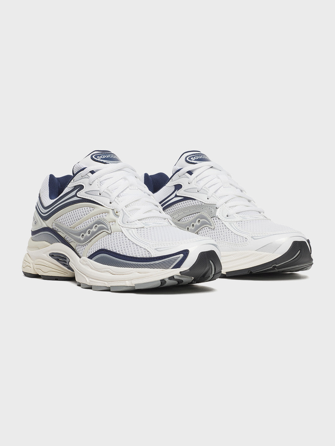 Saucony Progrid Omni 9 Sneakers | White/Navy