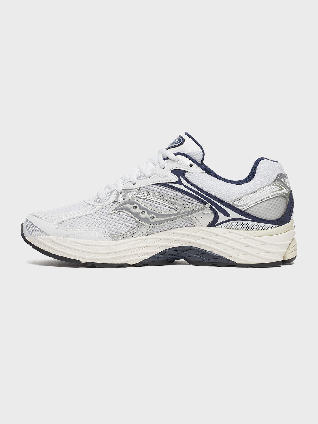 Saucony Progrid Omni 9 Sneakers | White/Navy