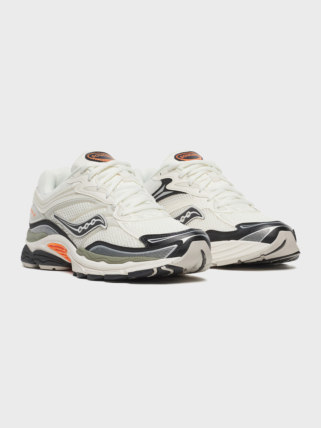 Saucony Progrid Omni 9 Sneakers | White/Turmeric