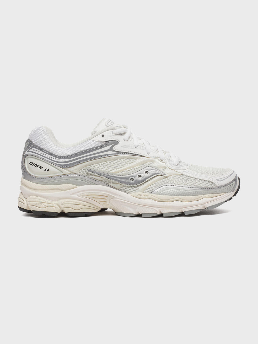 Saucony Progrid Omni 9 Sneakers | White/Silver