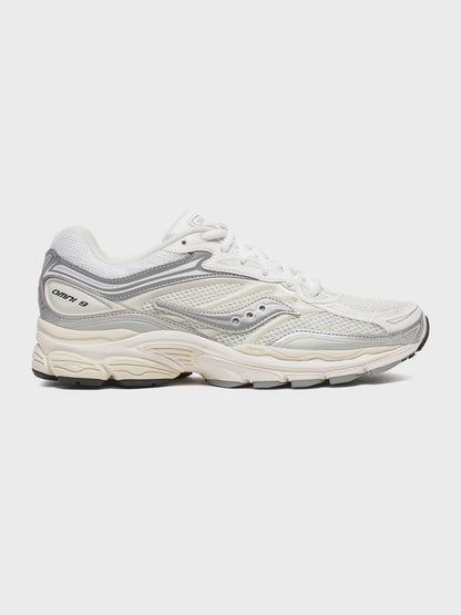 Saucony Progrid Omni 9 Sneakers | White/Silver