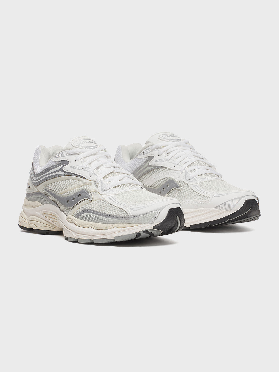 Saucony Progrid Omni 9 Sneakers | White/Silver