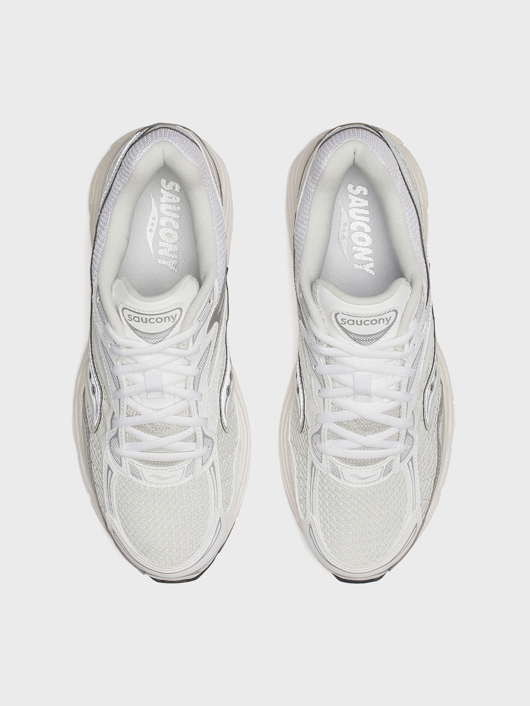 Saucony Progrid Omni 9 Sneakers | White/Silver