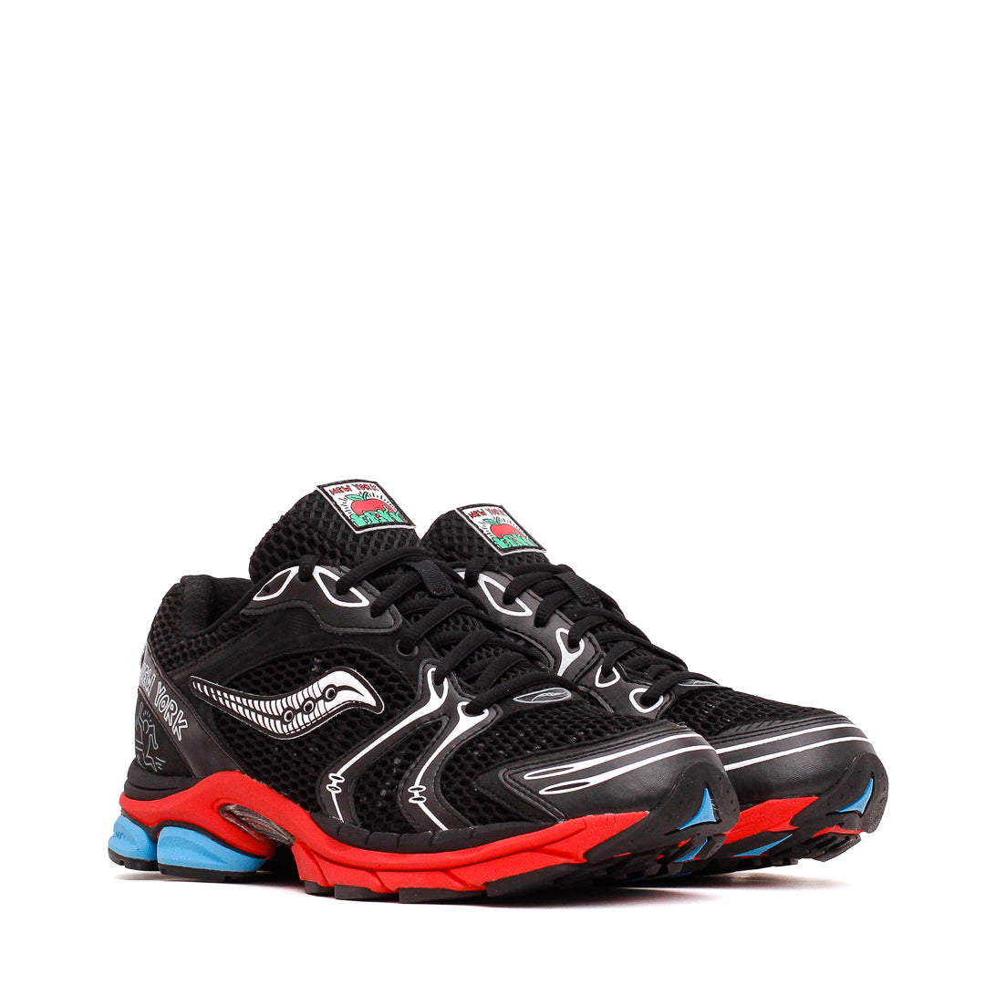 Saucony x Keith Haring Men ProGrid Triumph 4 Black Red S71022-1