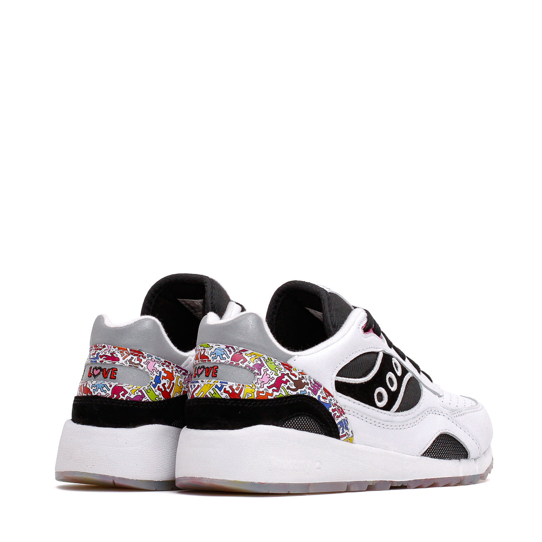 Saucony x Keith Haring Men Shadow 6000 White Black S70973-1
