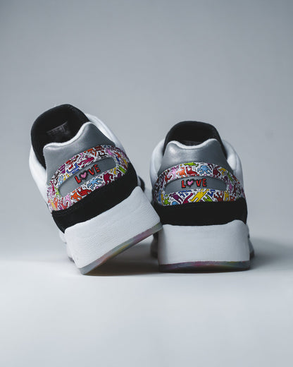 Saucony x Keith Haring Men Shadow 6000 White Black S70973-1