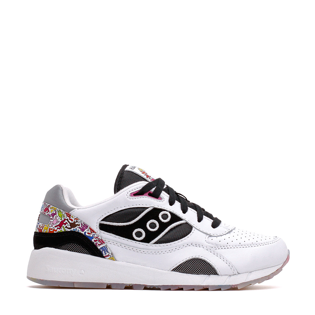 Saucony x Keith Haring Men Shadow 6000 White Black S70973-1