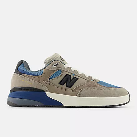 New Balance Numeric 933 Andrew Reynolds Mushroom / Blue Shoes