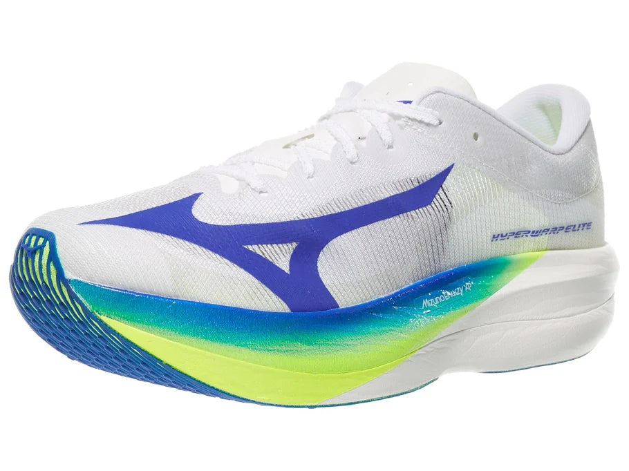 Mizuno | HyperWarp Elite  | Unisex | White/Lightning Yellow
