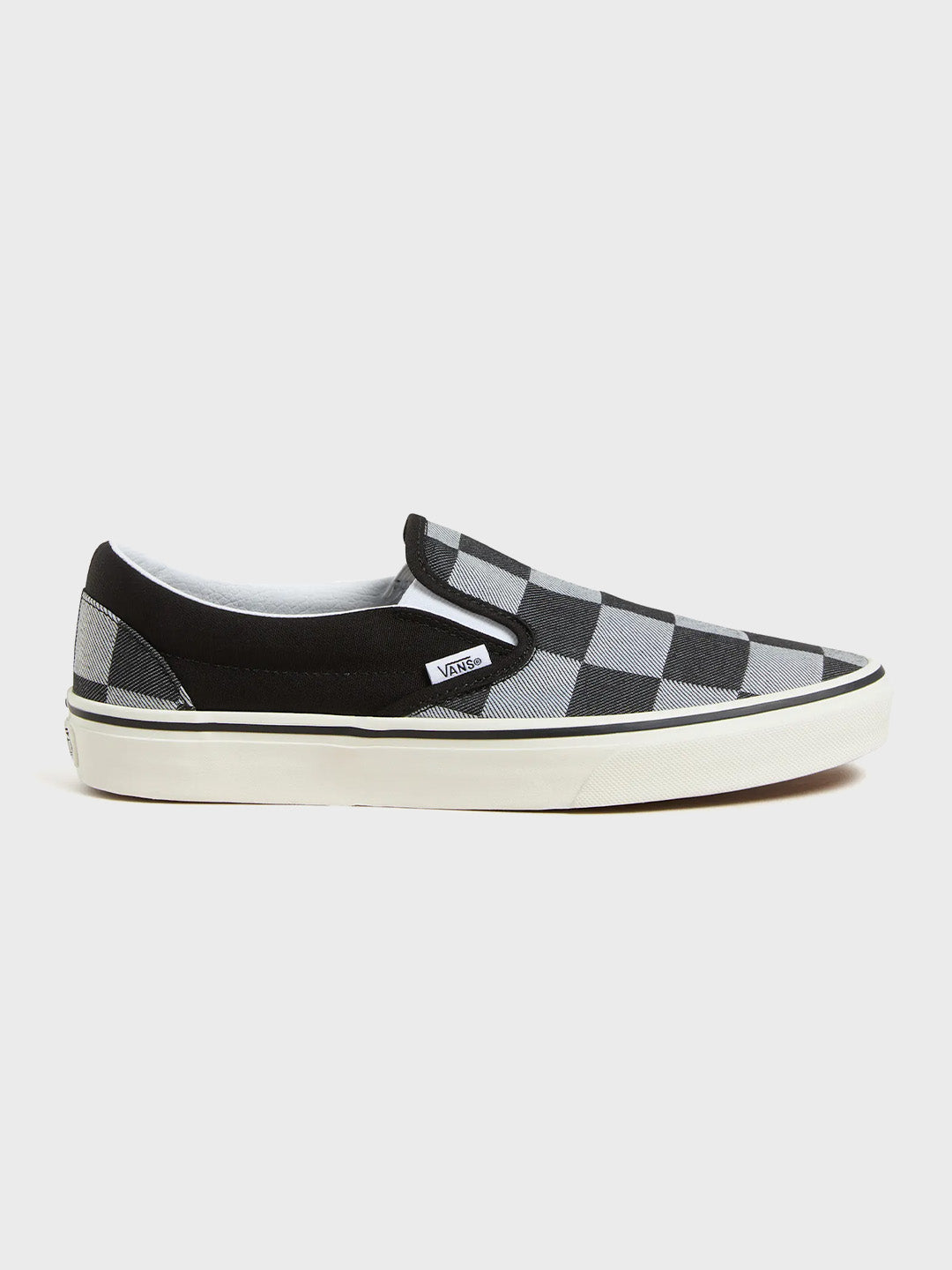 Vans Classic Slip-On Sneakers | Mono Checkerboard Black