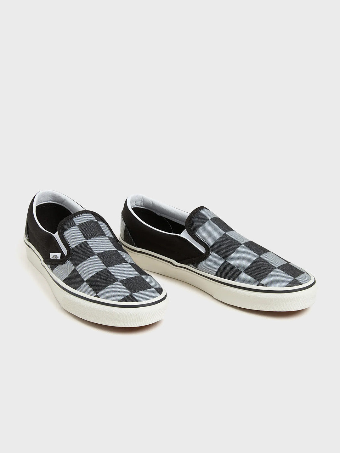 Vans Classic Slip-On Sneakers | Mono Checkerboard Black