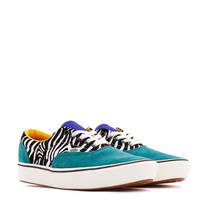 Vans UA ComfyCush Era Zebra Tidepool Surf The Web Women VN0A3WM9VWT