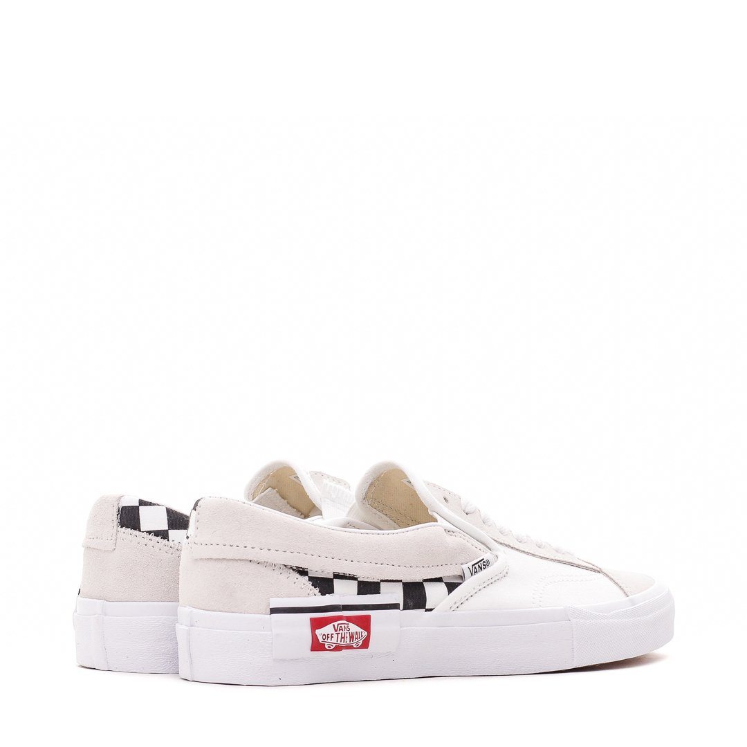 Vans UA Slip-On CAP Checkerboard White Black Men VN0A3WM527I
