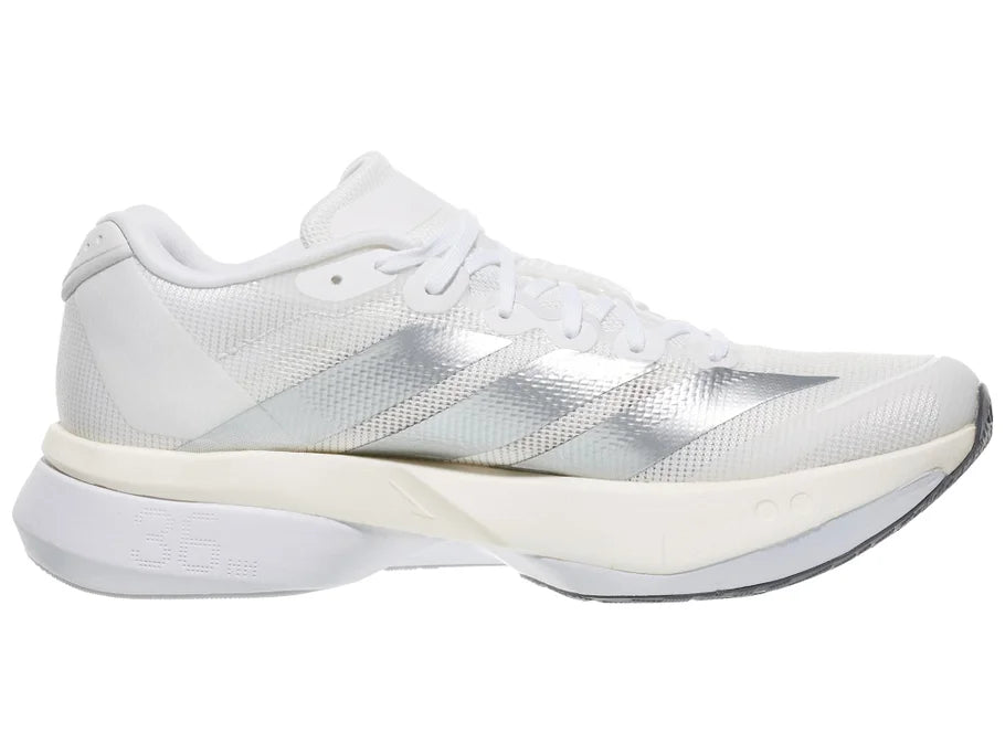 Adidas | Adizero Boston 13 | Women's | Cloud White/Matte Silver/Dash Grey