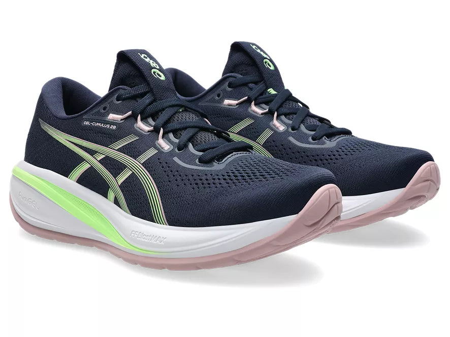 Asics | Gel-Cumulus 28 | Women's | Midnight/Illuminate Green