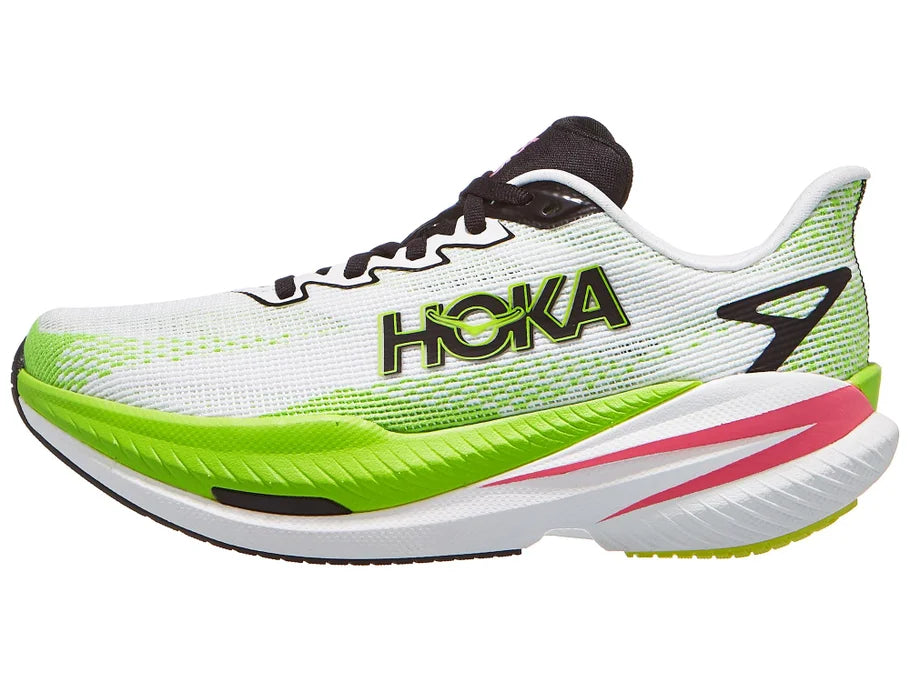 Hoka | Mach X3 | Women's | White/Neon Lime