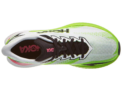 Hoka | Mach X3 | Women's | White/Neon Lime