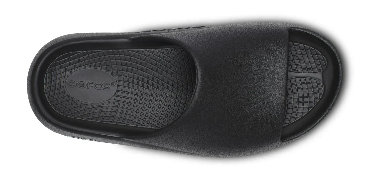 Oofos | OOahh PLUS Slide | Unisex | Black