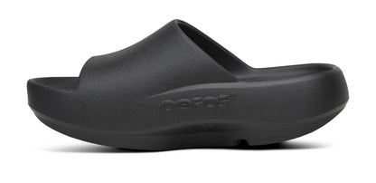 Oofos | OOahh PLUS Slide | Unisex | Black
