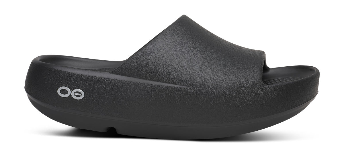 Oofos | OOahh PLUS Slide | Unisex | Black