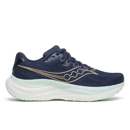 Saucony | Ride 19 | Women's | Navy/Aqua